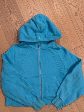lululemon athletica Girls' Bright Teal Zip Hoodie